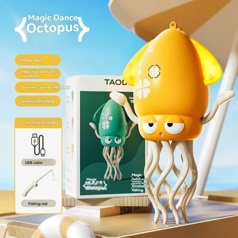 Electric Crawling Dancing Octopus Baby Toy