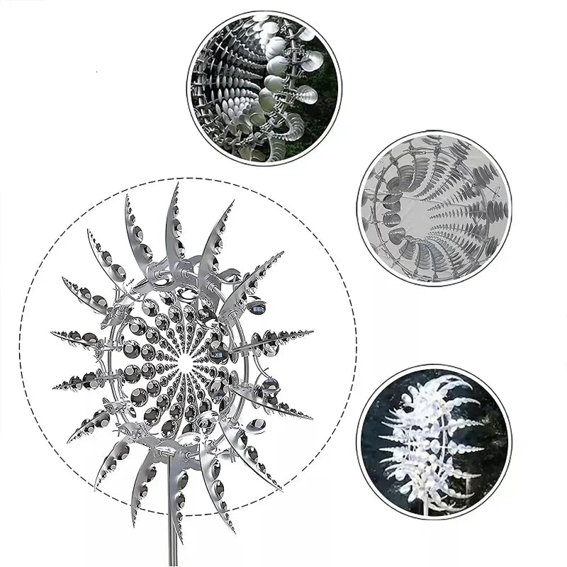 Beauty and Timeless Stainless steel windmill