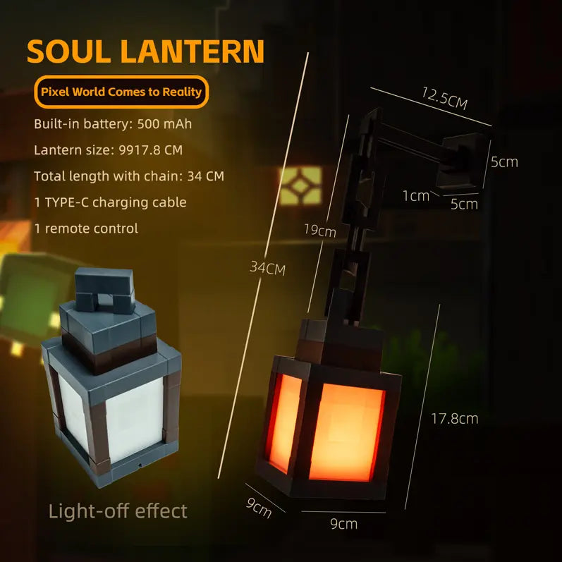 Funny Pixel Lantern Night Lamp