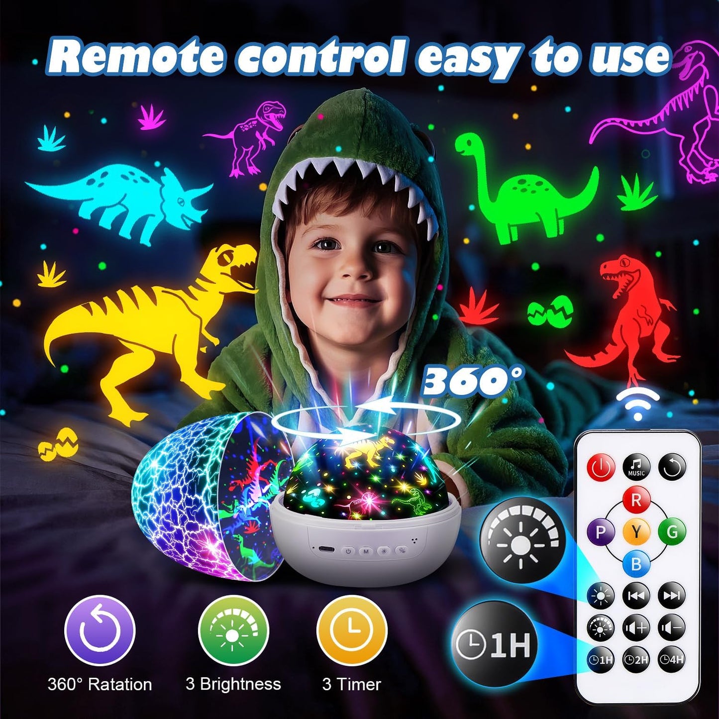 Broken Egg Night Light Projector