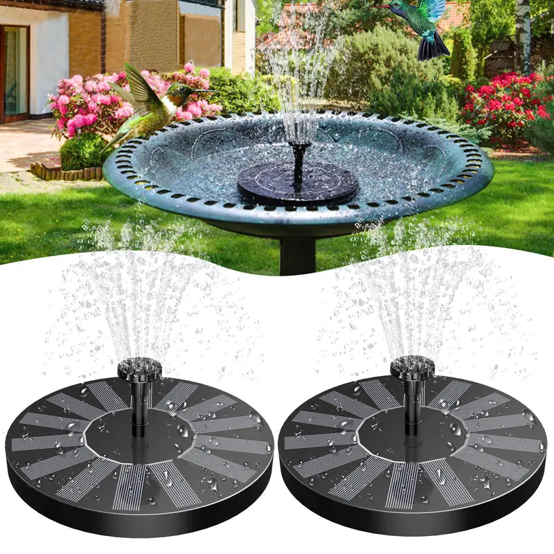 Small Solar Floating Fountain