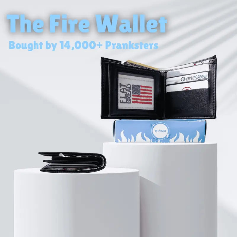 Magic Flame Prop That Doubles as a Real Wallet Holds Cash