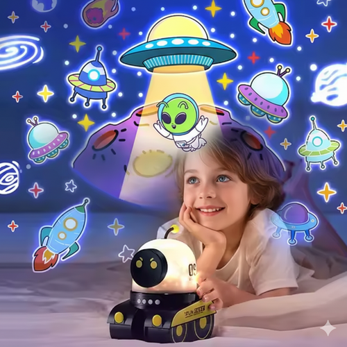 Robot Tank Night Light Projector