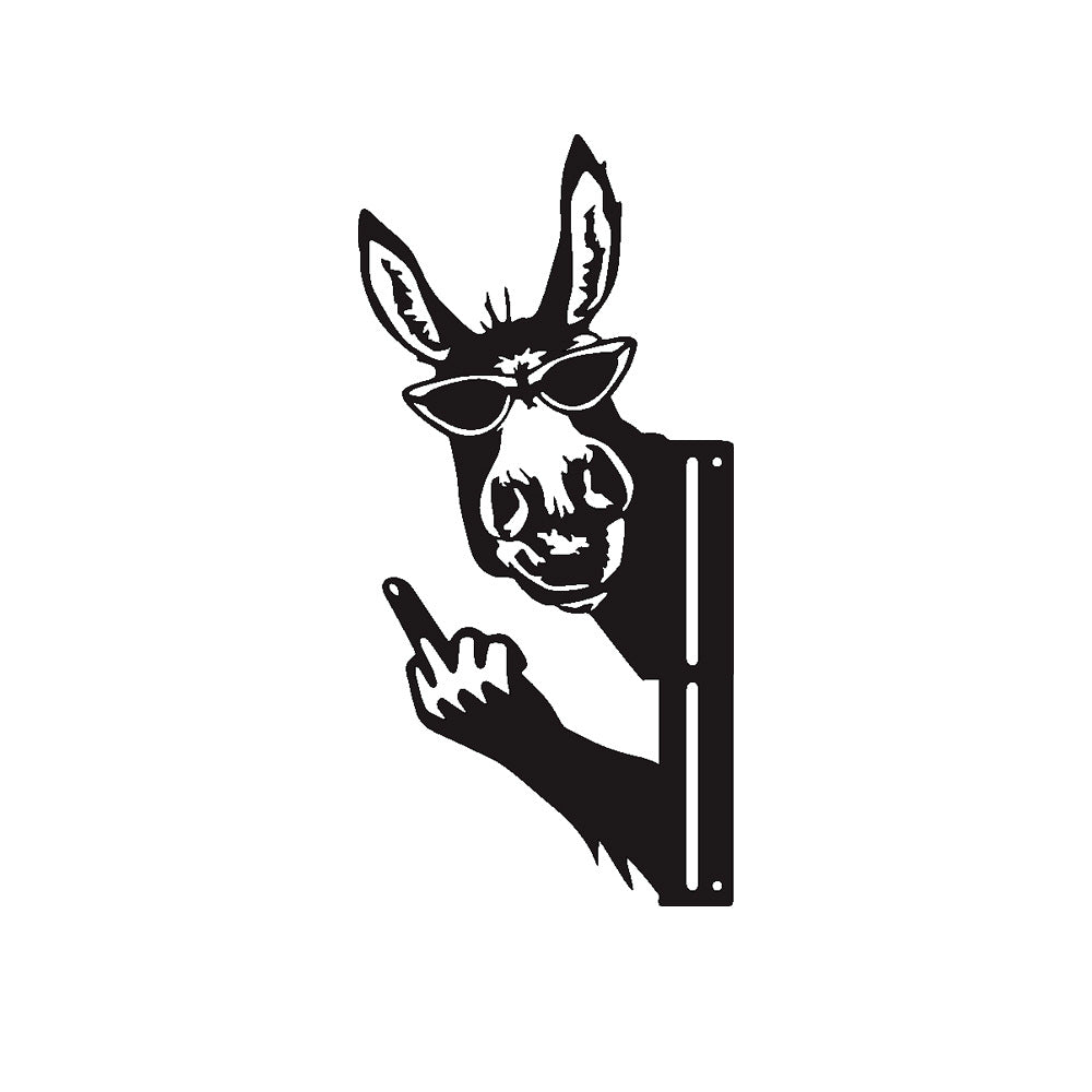 Middle Finger Outdoor Decor