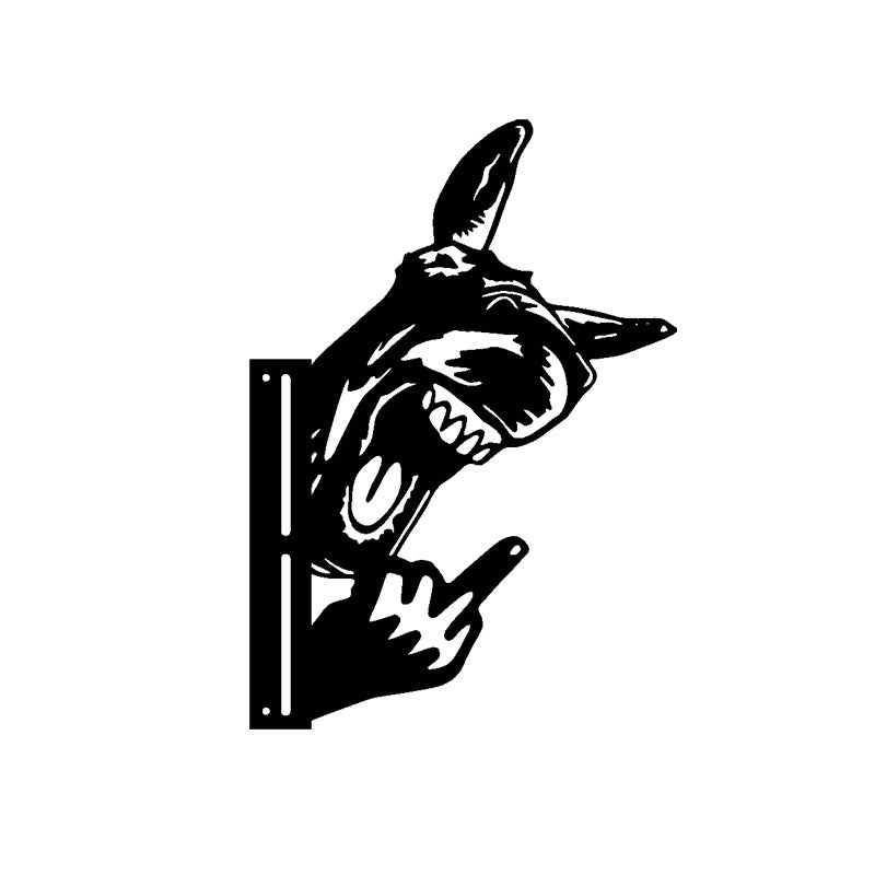 Middle Finger Outdoor Decor