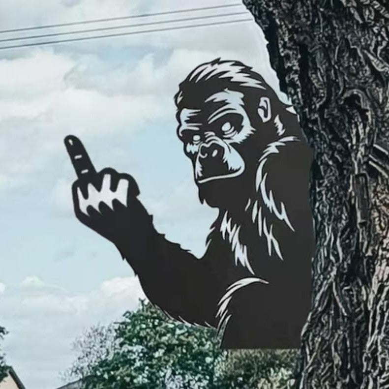 Middle Finger Outdoor Decor