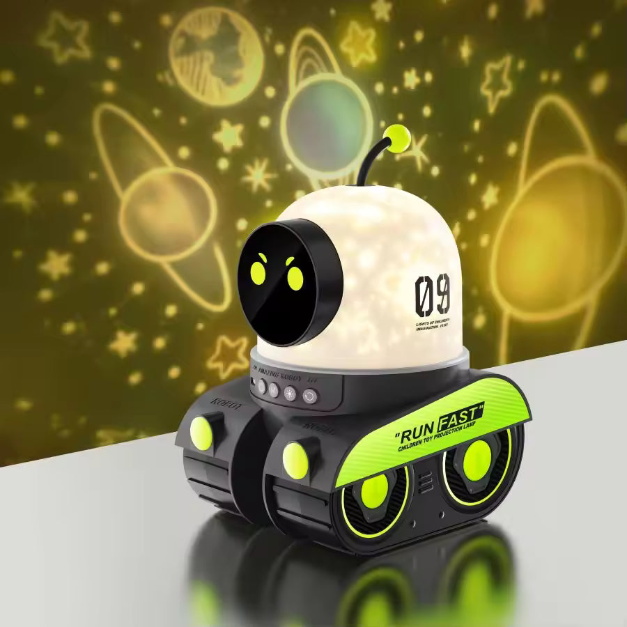 Robot Tank Night Light Projector