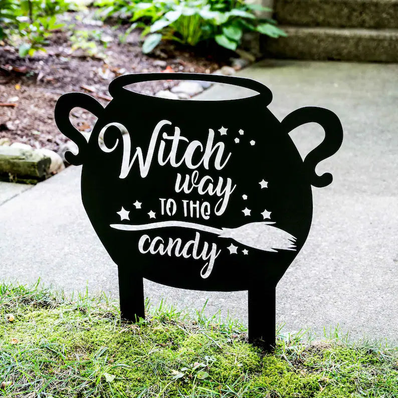 Halloween Candy Witch Decor