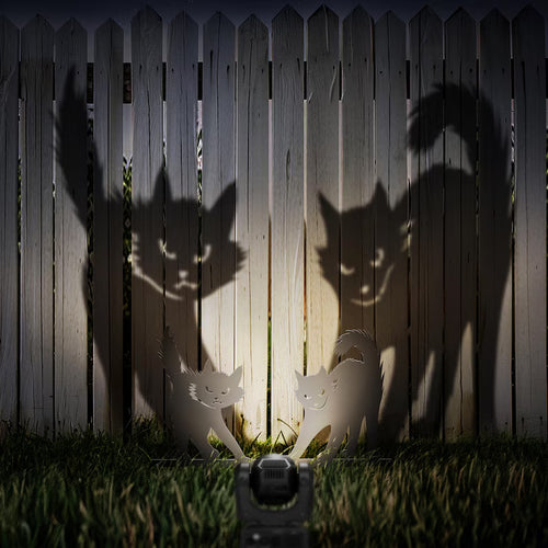 Black Cat Metal Yard Stake