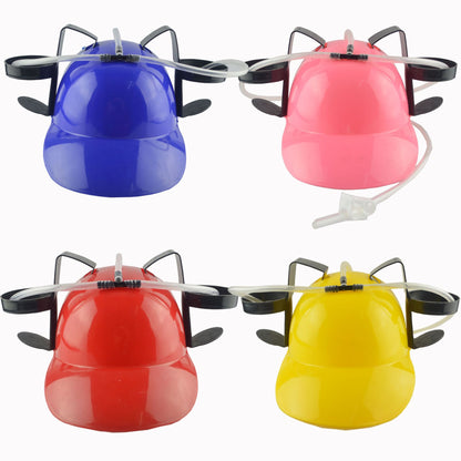 Novelty Place Lazy Person Drinking Helmet