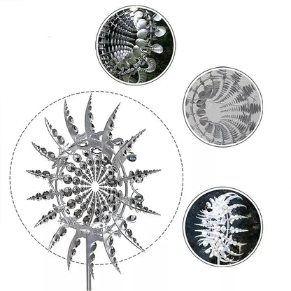 Beauty and Timeless Stainless steel windmill