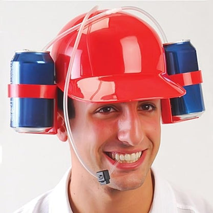 Novelty Place Lazy Person Drinking Helmet