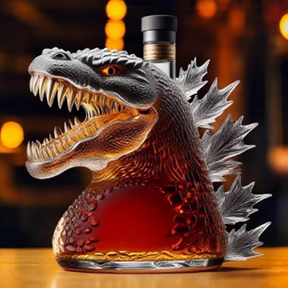 Godzilla Whiskey Bottle