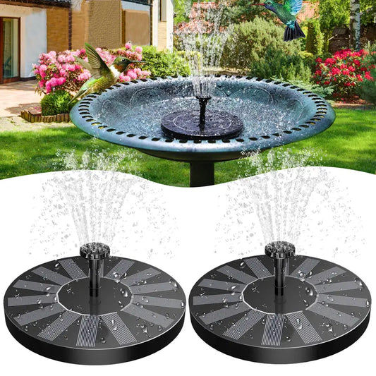 Small Solar Floating Fountain