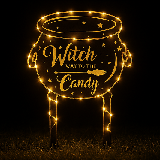 Halloween Candy Witch Decor