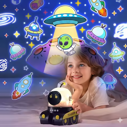 Robot Tank Night Light Projector
