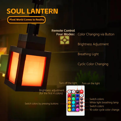 Funny Pixel Lantern Night Lamp