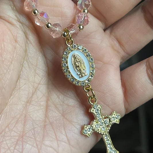 Steering Wheel Rosary-Virgin