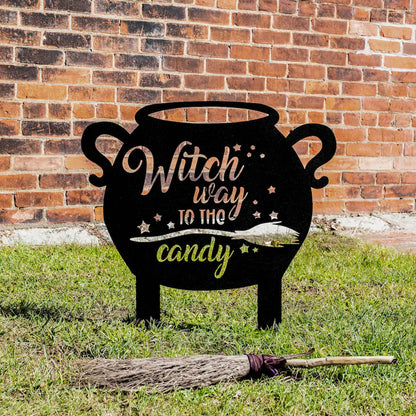 Halloween Candy Witch Decor