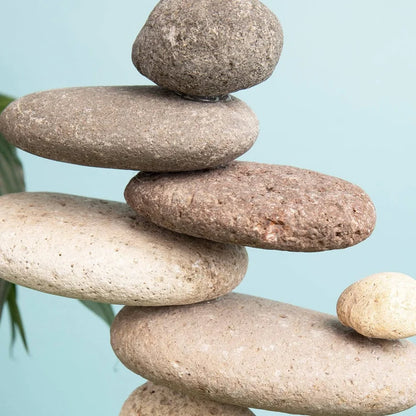8 Stone Cairn Garden Statue