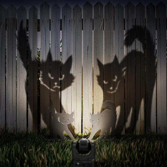 Black Cat Metal Yard Stake