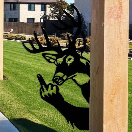 Middle Finger Outdoor Decor